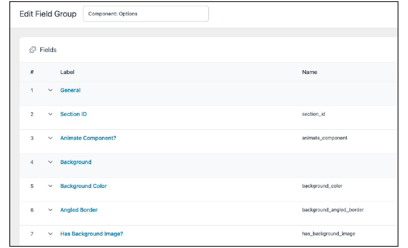 Instaclustr ACF field design