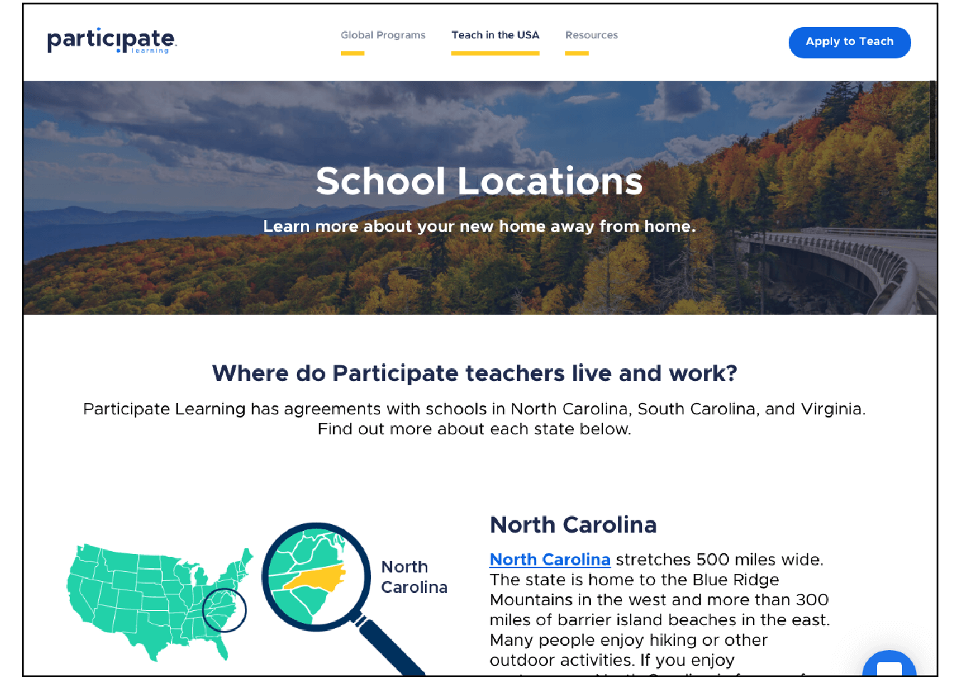 participate.com school locations pages